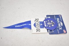 WinCraft Reveur Fan Pack Lot Of 2 Pennant Button Decal Crest Blue USA Set
