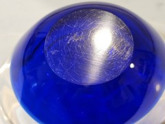 Vintage Art Glass Willy Johansson Hadeland Norway Scandinavian Design 6″L x 4″W