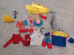Barbie Baywatch 1968 with jet ski and more