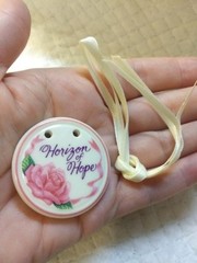 VTG 2000 Longaberger “Horizon Of Hope” Basket Tie-On