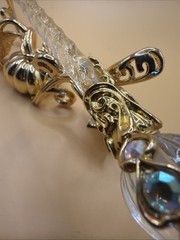 Franklin Mint Cinderella’s Magic Wand 24K Gold Plated Crystal NEW No Box