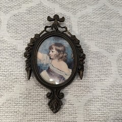 Vintage – Ornate Italian Brass Wall Decor Frame Set Victorian & Edwardian Era