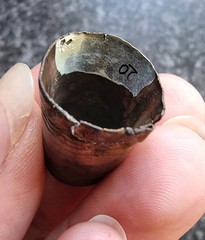 Post Medieval / Georgian Thimble Antique Metal Detecting Find 24x17mm (20)