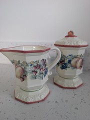AVON Sweet Country Harvest Creamer & Covered Sugar