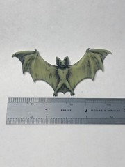 Neil Eyre Designs Halloween Dracula Flying Vampire Bat glow in dark Magnet v2