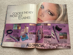 Vintage AVON 1980 SALES CATALOG BROCHURE (Campaign 11) ~ Large Format/ No Label