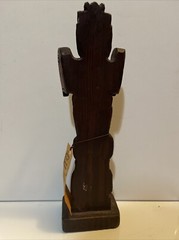 Vintage Shamans Thunderbird, Whale, And Bear Totem Pole Made In British Colombia