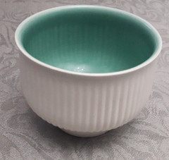 Clarice Cliffe Modernist MCM Footed Bowl Small Jardiniere by R.Y Goodden RARE