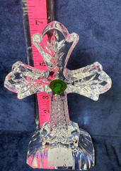 NWT Waterford Lismore 7″ Standing Lead Crystal Standing Cross – No Box