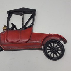 Vintage Sexton Car Wall Plaque Made In USA Model T Style Cast Aluminum MCM