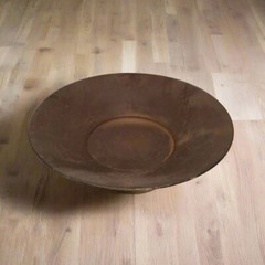 Mining Pan Metal With Antique Finish (12″ Round)