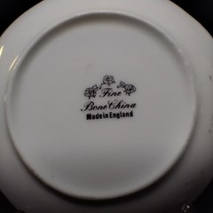 Vintage Ireland Souvenir Trinket Dish Fine Bone China Small Decorative Plate Rim