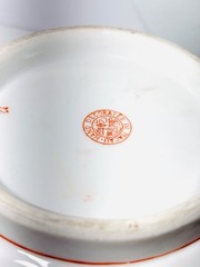Vtg Chinese Porcelain Plate 12” Lotus Bowl 9” & Bowl 8” HandPainted Butterflies