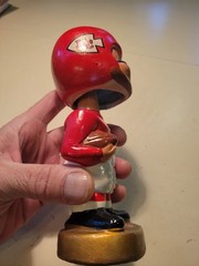 Vintage Kansas City Chiefs 1969 sports specialties bobble head Nodder Excellent