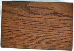 Vintage Hand Made Solid Oak Wood Rectangular Display stand with 4 Feet
