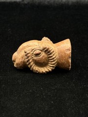 Unique Ancient Achaemenid Period Small Stone Ram Rhyton