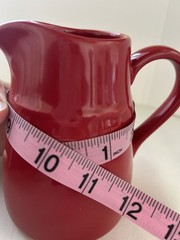 Longaberger Red Pitcher
