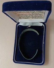 SUPERB ANGLO-SAXON COPPER ALLOY PENANNULAR BRACELET RING DOT FOUND BEDFORDSHIRE