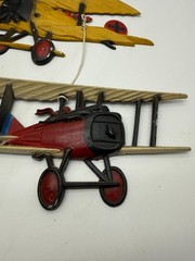 Vintage Set of Metal Diecast Airplanes Collectible Decor Wall Art 1975 by HOMCO