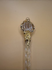 Franklin Mint Cinderella’s Magic Wand 24K Gold Plated Crystal NEW No Box