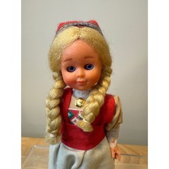 Vintage Norwegian Souvenir Doll Traditional Bunad Attire JL