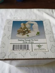 Charming Tails Dashing Through The Snow Item 87/624 Original Box & Packaging