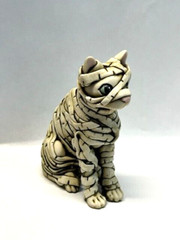 Artist Neil Eyre Designs Halloween Mummy Bandage Wrap Kitty Cat Kitten