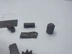Metal Detector Finds Lot Brass? Copper? Washer Nuts Parts Pieces MK
