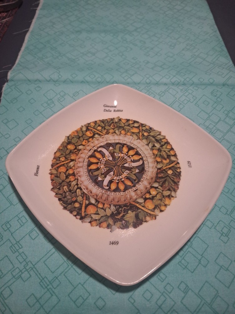 Vintage Giovanni Della Robbia Florence Plastic Small Dish Made in Italy **RARE**