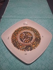 Vintage Giovanni Della Robbia Florence Plastic Small Dish Made in Italy **RARE**