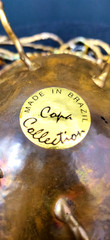 Copa Collection Made in Brazil Brutalist Style Metal and Gems Trinket Dish Soap