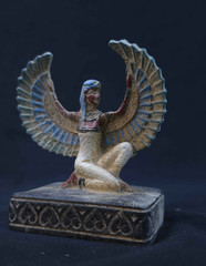 Authentic Ancient Egyptian Antique Rare Goddess Isis Statue Figurine Egyptian BC