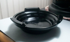 Vintage black art glass Fenton display base stand 3 footed 1 3/4″ tall Excellent
