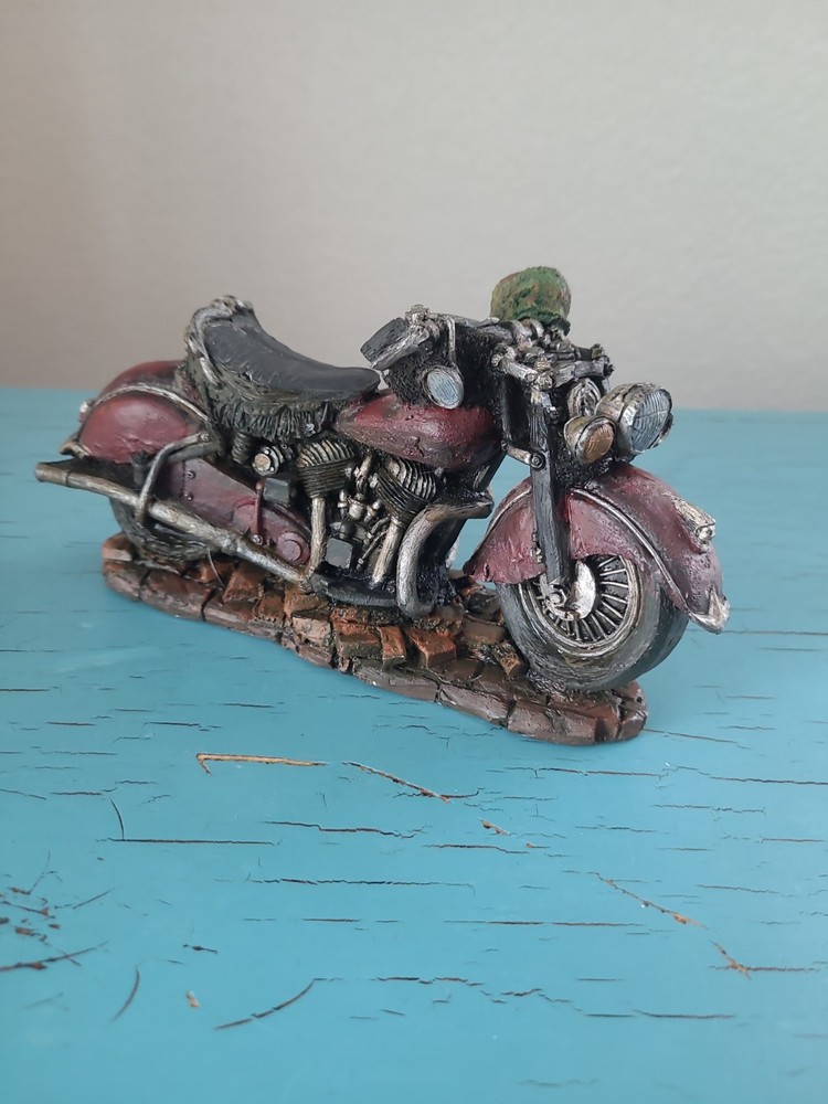 Vintage 1949 Motorcycle Resin Replica Figurine Popular Impots