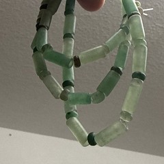 INCREDIBLE PRE-COLUMBIAN TAIRONA JADE NECKLACE SOUTH AMERICA 1413