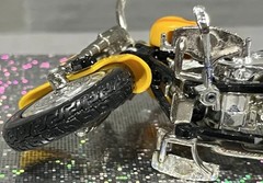 2000 Hot Wheels Motorcycle Harley Davidson Fat Boy 1/18 Scale Model Biker
