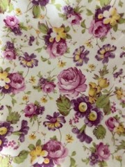 VINTAGE James Kent Longton Britain Rapture Chintz Roses Nut Dish/Pins/Trinkets
