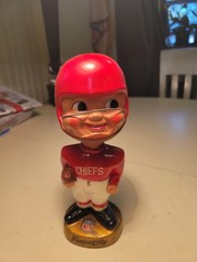 Vintage Kansas City Chiefs 1969 sports specialties bobble head Nodder Excellent