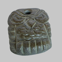 300 BC Ancient Roman Greek Carved Engraved Gemstone Pendant Medallion Amulet Owl