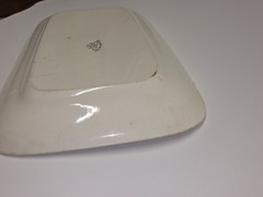 Powell Bishop Stonier Brown White Chelsea Transferware Platter Tray England
