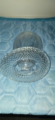 Vintage 1977 Avon Mothers Day Clear Crystal Egg Trinket Box Home Decor