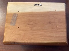 Wooden Keepsake Box – Wolf Design – From Fort William Henry, Lake George, NY