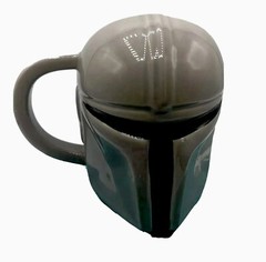 Star Wars 😊 The Mandalorian Mando the Bounty Hunter Helmet Ceramic Mug