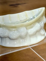 Vintage Belleek Ireland Porcelain Boat Dish Ashtray Luster Glaze