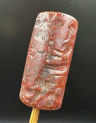 Jasper Stone Intaglio Stamp Ancient Antiquities Collectables
