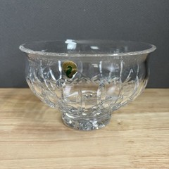 Waterford Crystal Lismore 8″ Footed Glass Bowl 140462 Made In Ireland