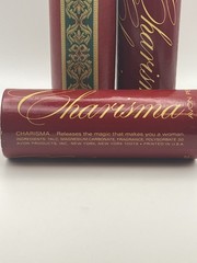 3 Vintage Avon Charisma Perfumed Talc Dusting Powder 3.5 Oz Lot