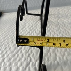 Vintage Wrought Iron Display EASEL HOLDER STAND for Picture or Book 12”x 10”