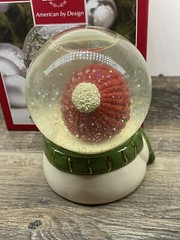 Lenox American By Design Friendly Faces Snowman Snow Globe w/original packaging