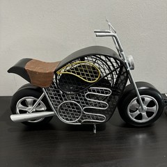 Deco Breeze FAN Motorcycle Bike Vintage Excellent Condition Black Working 14×10